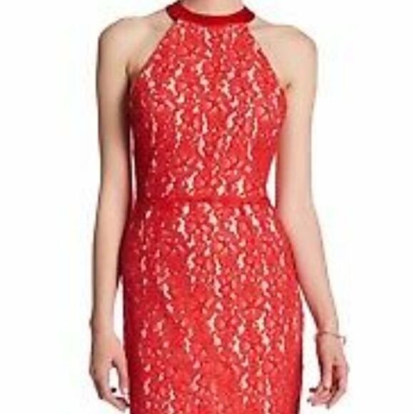 BRAND NEW ABS COLLECTION HALTER SLEEVELESS DRESS - Picture 1 of 14